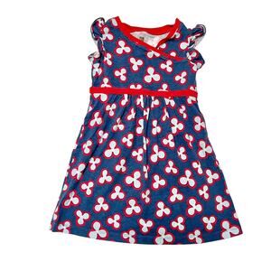 Tea Collection Baobab Wrap Neck Dress Size 3